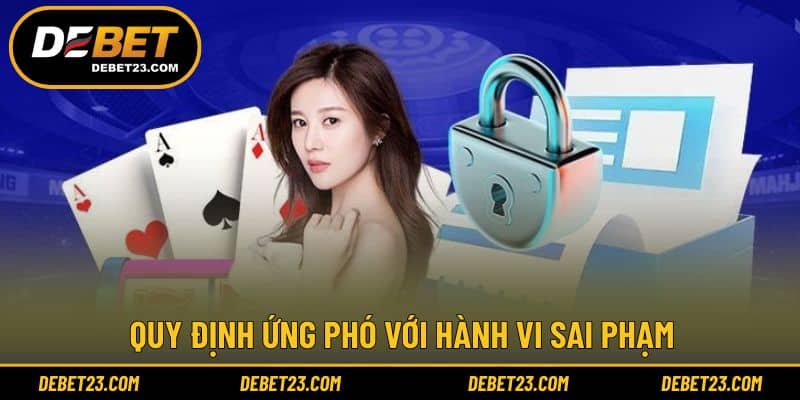 Quy định ứng phó với hành vi sai phạm